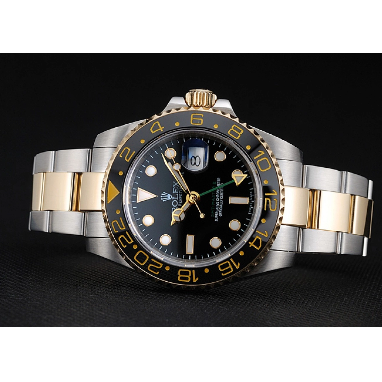 Best AAA Replica Sites Master Black Rolex GMT Bezel 80295 Swiss Dial Black 0725